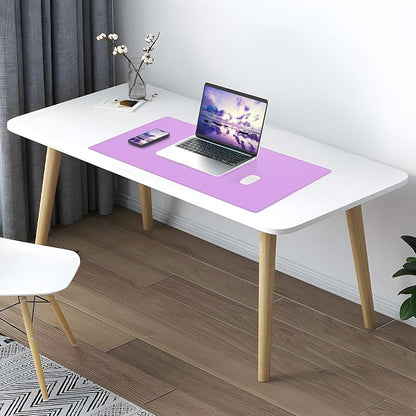 Leather Desk pad Protector, Large Desk mat - Image 7