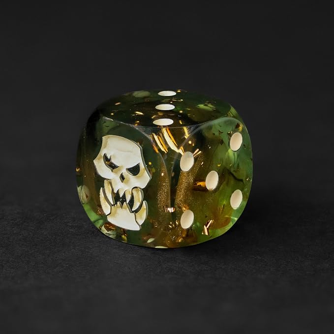 Orc D6 Dice Set – 10 x 16mm Resin Dice - Image 2