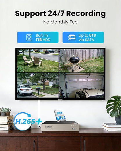 ZOSI 3K Lite Home Security Camera System - Image 6