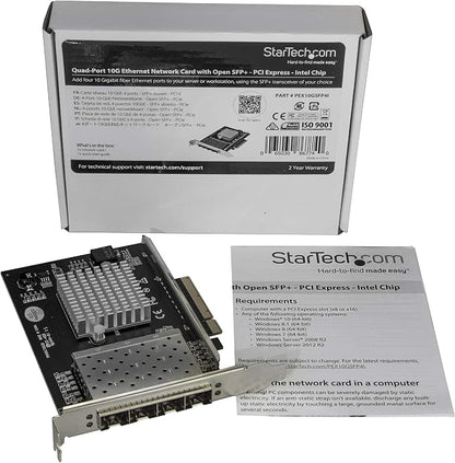 StarTech.com Quad Port 10G SFP+ Network Card - Image 5