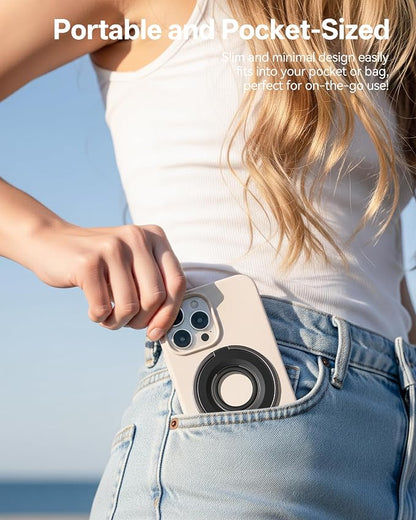 Magnetic Phone Grip for MagSafe Ring Holder, Magnet Phone Grip Stand Finger - Image 9