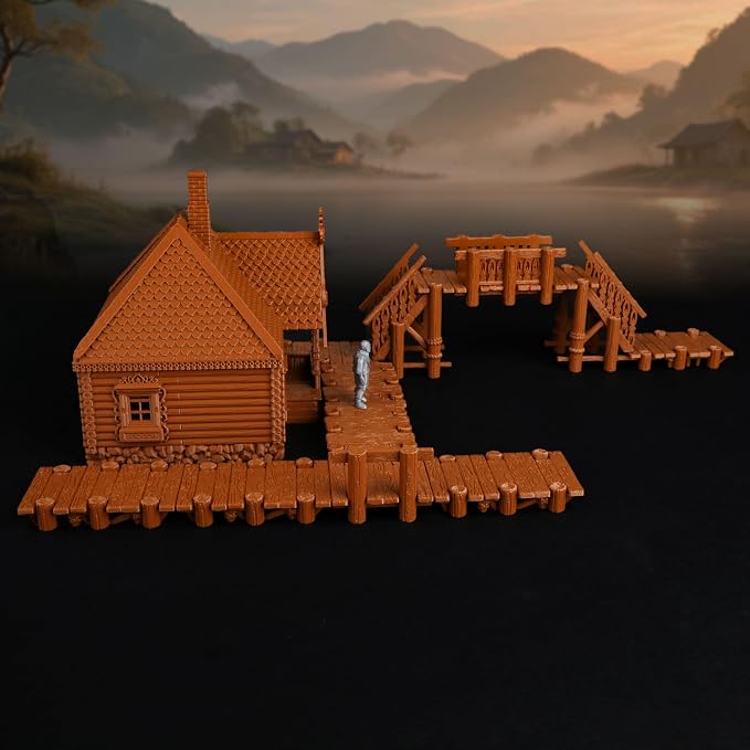 Modular Wharf RPG Terrain Set for Tabletop Roleplaying – Highly Detailed DND - Image 9