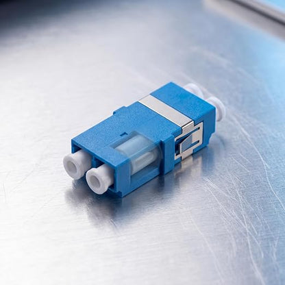 LC UPC Duplex Fiber Optic Adapter, Single Mode LC to LC Coupler - Image 7