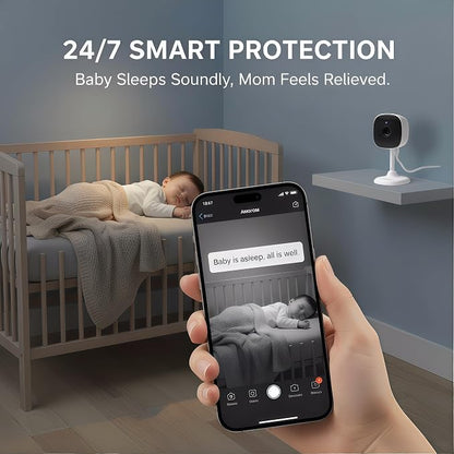 AMOROM 4 Pack Indoor Wired Security Camera, Baby Pet Monitor, Motion Detection - Image 3