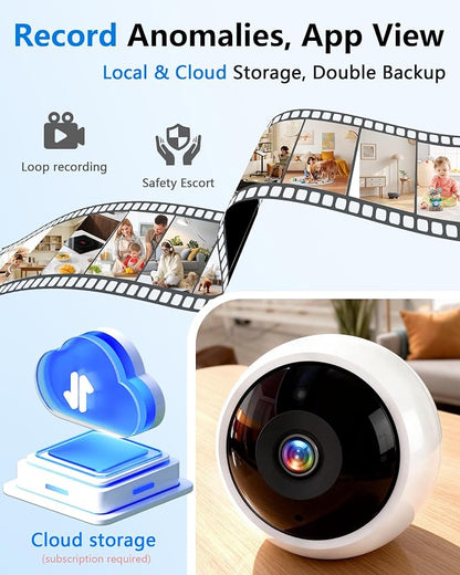 AMTIFO Security Cameras Wireless Outdoor Magnetic: Install-Free Smart Indoor 2K - Image 8