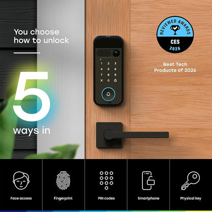 myQ Secure View™ 3-in-1 Smart Lock Deadbolt + Garage Door Video Keypad + Power - Image 4