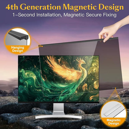 Magnetic 32 inch Computer Privacy Screen Filter - Image 4