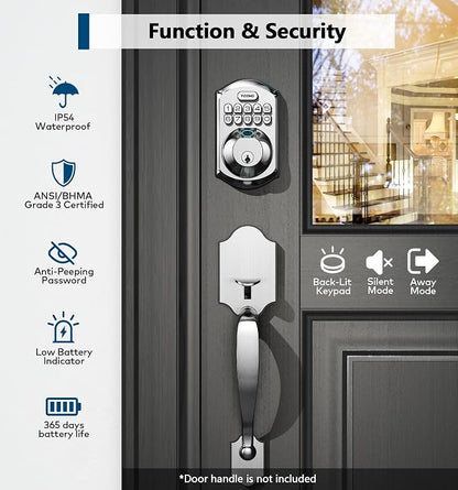 TEEHO TE002 Fingerprint Door Lock - Image 5