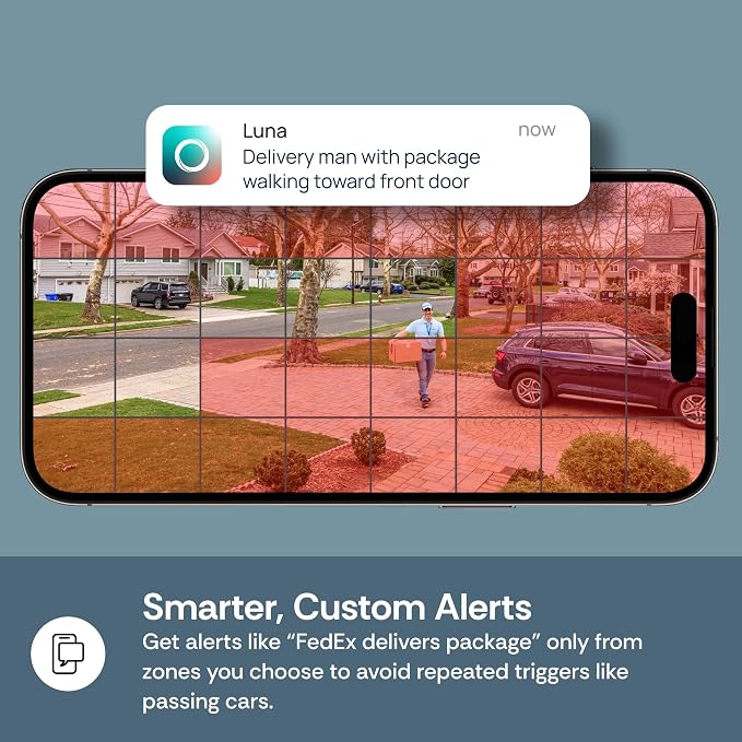 Luna 3MP 2K Window Camera, 2.4GHz & 5GHz WiFi6 Indoor Cameras - Image 4