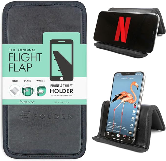 Folden Airplane Phone Holder, Foldable Cell Phone Stand Desk – Flexible Tablet by FlightFlapbyFolden
