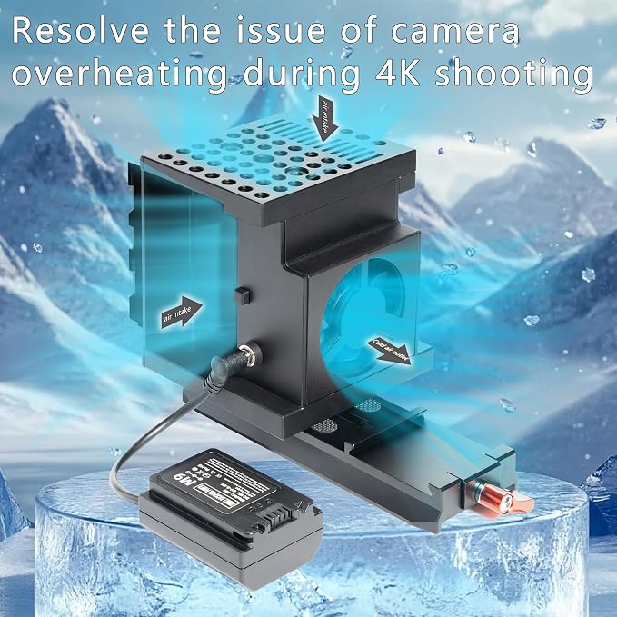 Camera Expansion cage Modular Camera Cooling Fan Cage Expansion Kit - Image 4