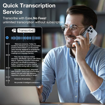 AI Voice Recorder Call Chatgpt, Digital Voice Recorder Support Free Audio - Image 4