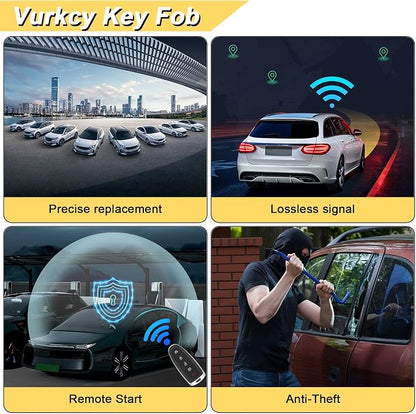 Vurkcy Key Fob Replacement for 2003-2007 Honda Accord Car Keyless Entry Remote - Image 8