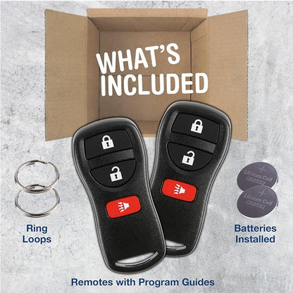 2X KeylessOption Key Fob for 2002 2003 2004 2005 2006 2007 2008 2009 2010 2011 - Image 3
