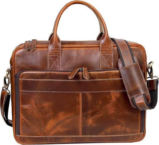 VC VINTAGE COUTURE Leather briefcase bag - Image 2