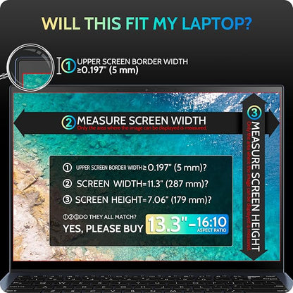 Magnetic Laptop Privacy Screen 13.4 & 13.3 inch - Image 4