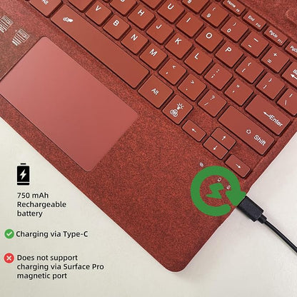 Keyboard for Microsoft Surface Pro Copilot+ / Pro 11 / Pro 10 / Pro 9 / Pro 8 / - Image 5