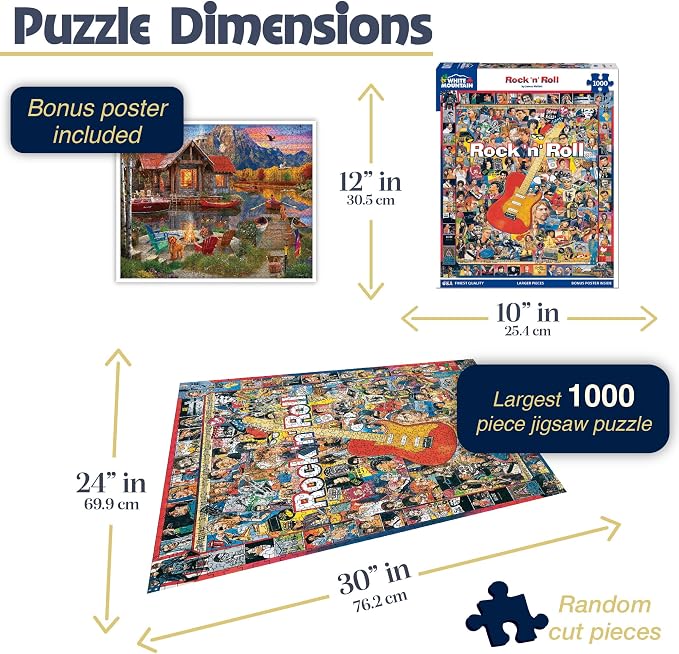 White Mountain Puzzles Rock 'N Roll - Image 2