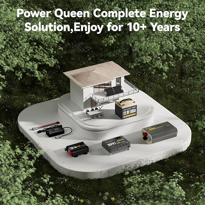 Power Queen 12.8V 50Ah LiFePO4 Battery Upgrade, Grade A Lithium Battery Cells - Image 7