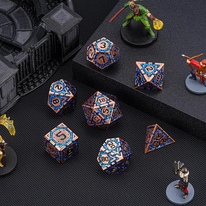 DND Metal Dice Set, Polyhedral Dice Set - Image 5