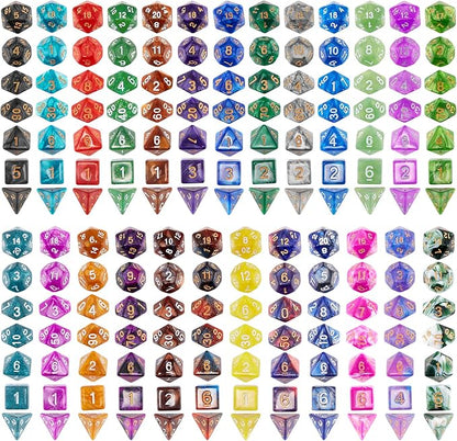 DND Dice Set, 25 X 7 Polyhedral Dice - Image 3