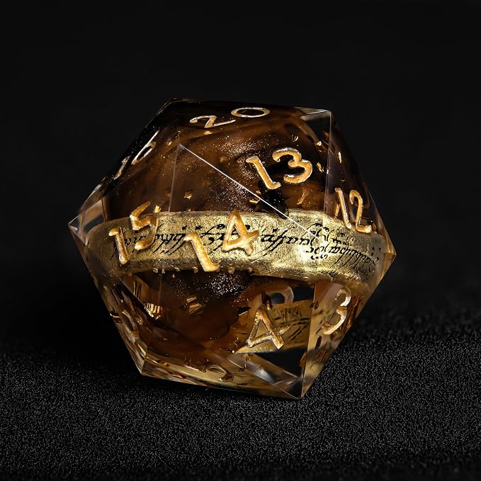 D6 Dice Set – 10× Six-Sided Resin Dice - Image 4