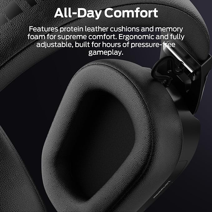 Monster Mission ANC200 Wireless Gaming Headset, 7.1 Virtual Surround Sound - Image 6