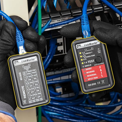 IDEAL INDUSTRIES INC. 62-200 Linkmaster UTP/STP Wire Map Cable Tester - Image 5