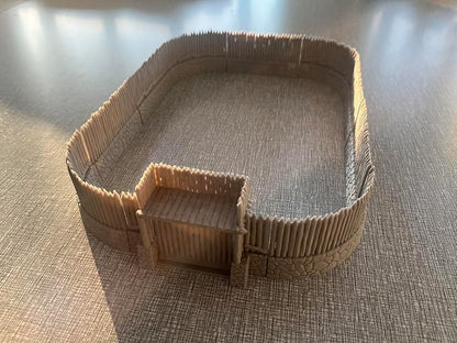 HAUTICO Tabletop RPG Village Wall Scenery and Wargame Terrain - Image 3
