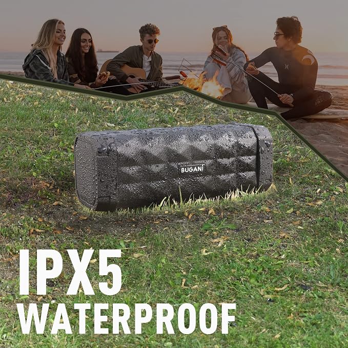 BUGANI Bluetooth Speakers Portable Bluetooth Speaker, 100ft Wireless Range - Image 6