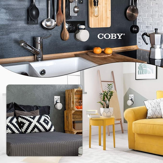 Coby WiFi Wall-Mount Holder, Wall-Outlet Router Mount - Image 2