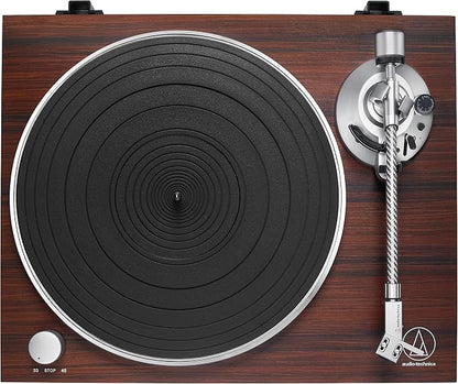 Audio Technica AT-LPW50BT-RW Bluetooth Turntable Manual Belt-Drive 33/45 - Image 2