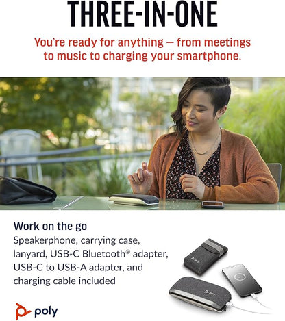 Poly Sync 20+ Personal Portable Bluetooth Speakerphone - Image 4