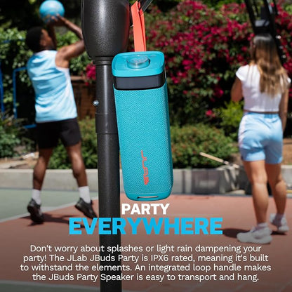 JLab JBuds Party Portable Bluetooth Speaker, 2 Full-Range Drivers + 2 Passive - Image 6