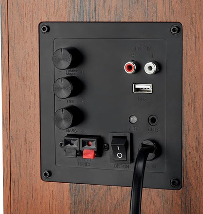 Bookshelf Speakers with Deep Bass, 80W Peak Output HiFi Gaming Computer Speakers - Image 5