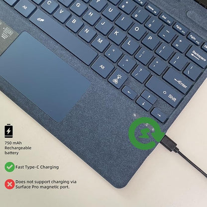 Keyboard for Microsoft Surface Pro Copilot+ / Pro 11 / Pro 10 / Pro 9 / Pro 8 / - Image 5
