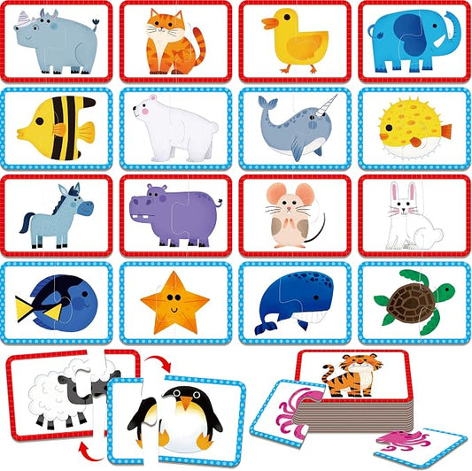48 Animal Memory Matching Puzzles by SpriteGru
