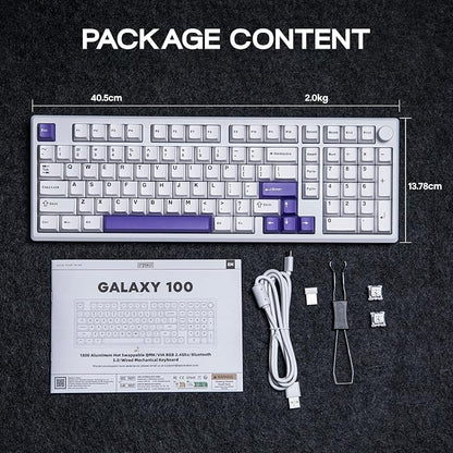 EPOMAKER Galaxy100 QMK/VIA Wireless Mechanical Keyboard - Image 9