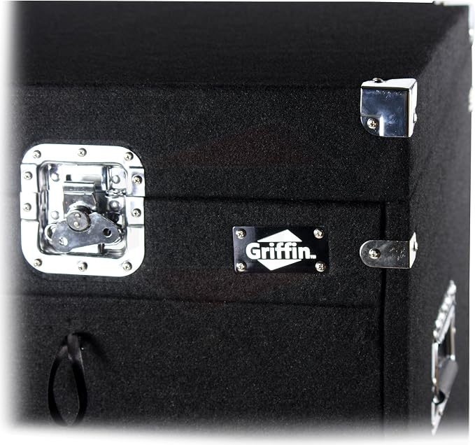 Griffin Rackmount Studio Mixer Flight Road Case – 25U Mount Space Amp Cabinet - Image 3