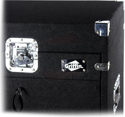 Griffin Rackmount Studio Mixer Flight Road Case – 25U Mount Space Amp Cabinet - Image 3
