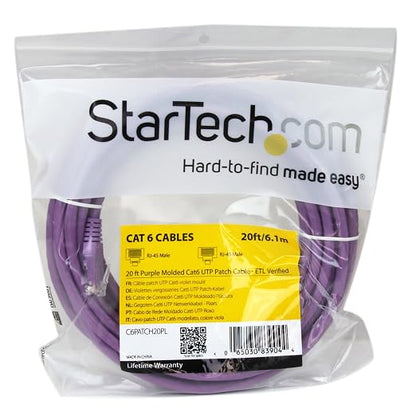 StarTech 20ft CAT6 Ethernet Cable - Image 7