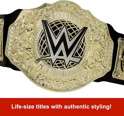 Mattel WWE Championship Title, World Heavyweight Championship Role-Play & - Image 3