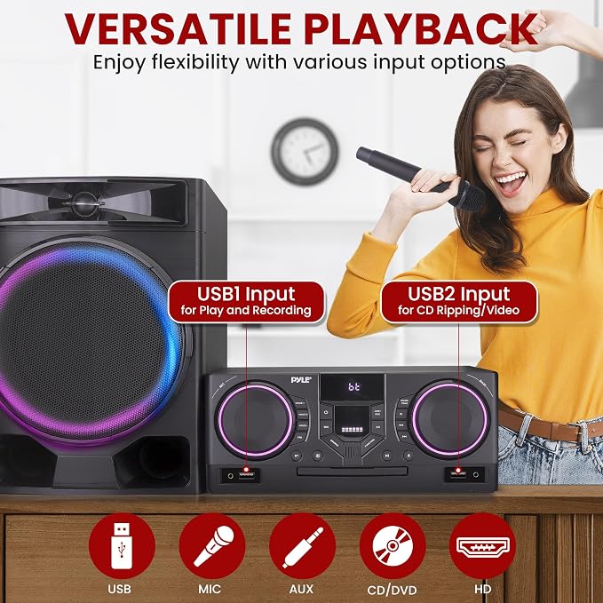 Pyle 4-Piece Bluetooth Stereo System - Image 5