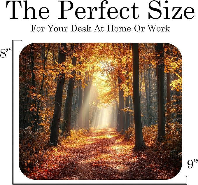 Fall Season Mouse Pad Mat Mousepad - Image 3
