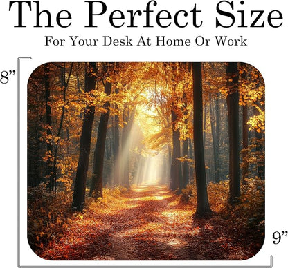 Fall Season Mouse Pad Mat Mousepad - Image 3