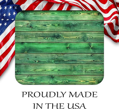 Green Wood Decorative Colorful Mouse Pad Mat Mousepad - Image 5