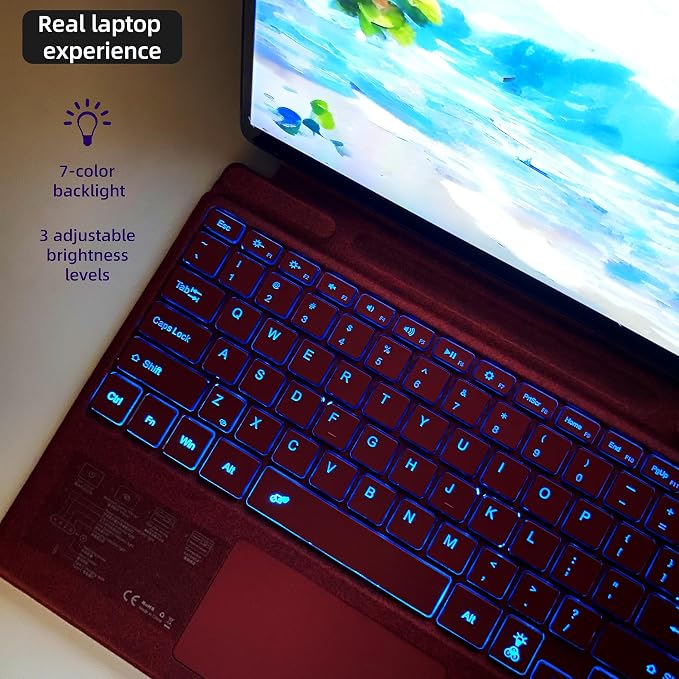 Keyboard for Microsoft Surface Pro Copilot+ / Pro 11 / Pro 10 / Pro 9 / Pro 8 / - Image 4