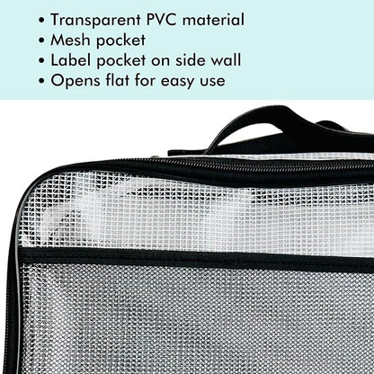 4PC Large Mesh Storage Bag for Board Games, Zippered Bags for Organization - Image 5