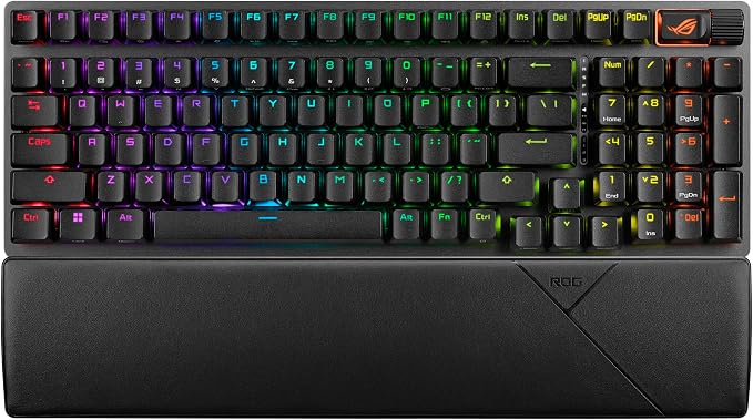 ASUS ROG Strix Scope II 96 Wireless Gaming Keyboard, Tri-Mode Connection by ASUS