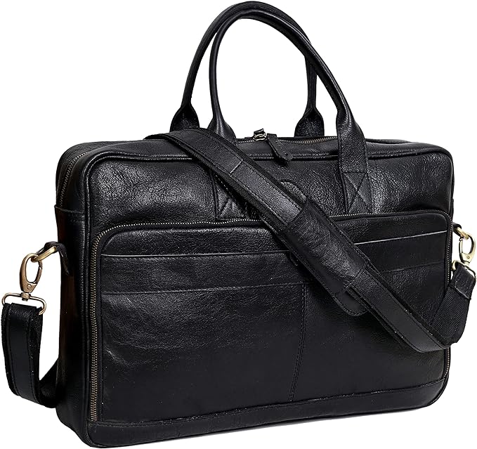 VC VINTAGE COUTURE Leather briefcase bag by VCVINTAGECOUTURE